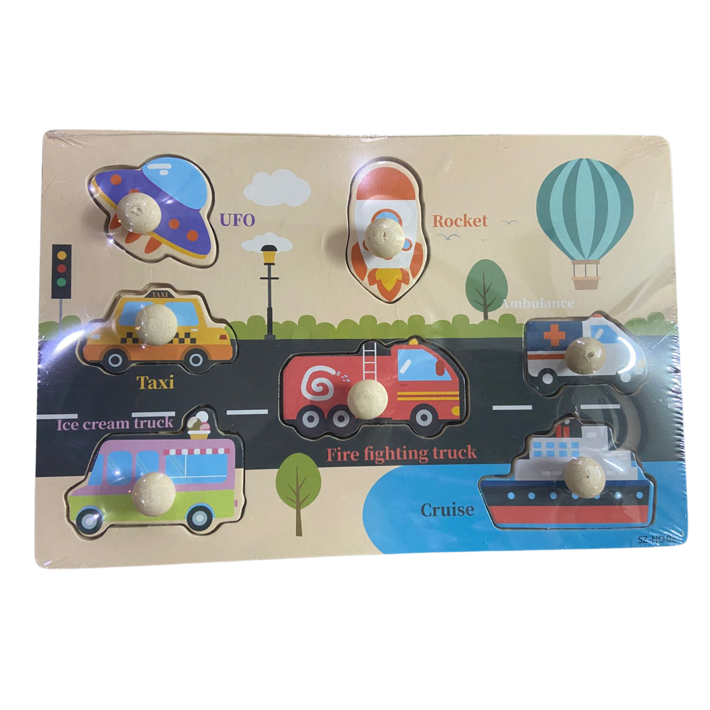 Different Theme Knob Puzzles Medium Size