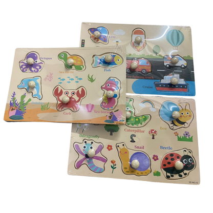 Different Theme Knob Puzzles Medium Size