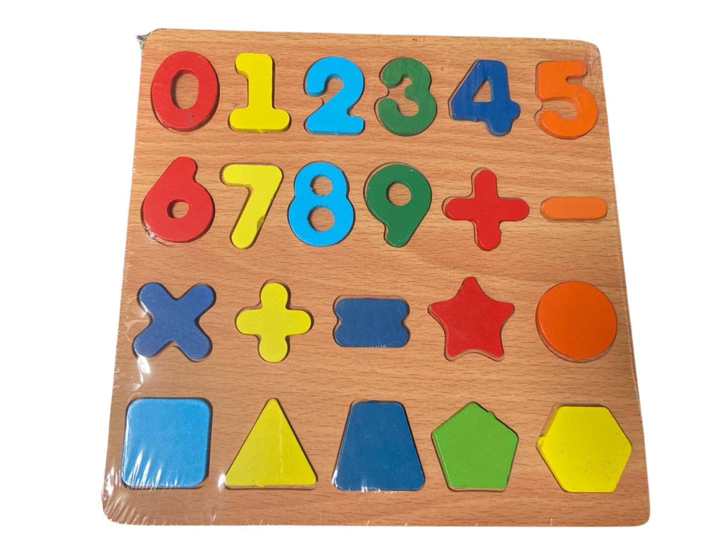 Educational Wooden Slates Small (Shapes +123 + ABC)