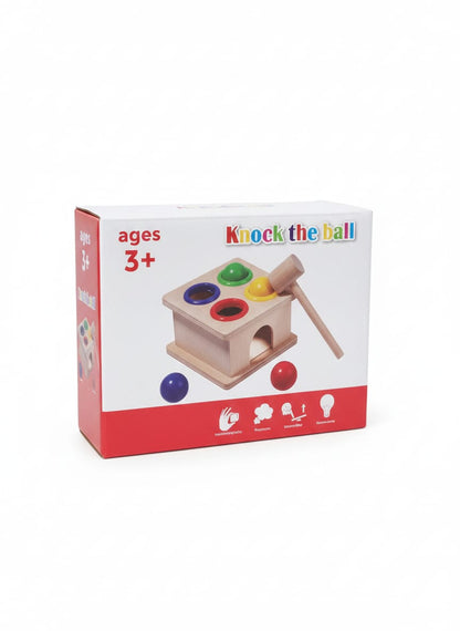 Knock the Ball Wooden Toy Game (Small)