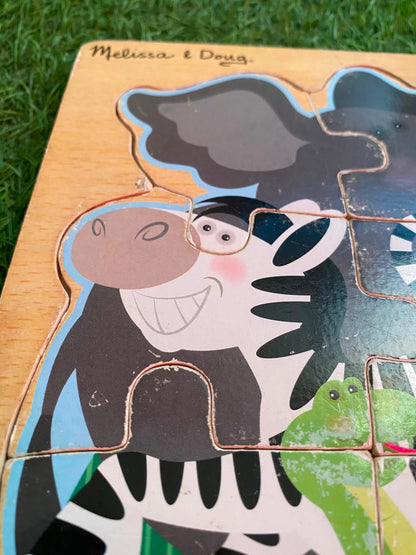 Melissa & Doug Jungle Theme Wooden Puzzles
