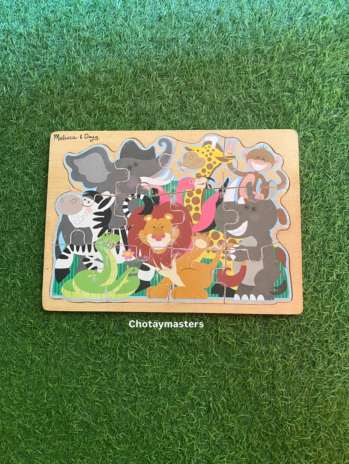 Melissa & Doug Jungle Theme Wooden Puzzles