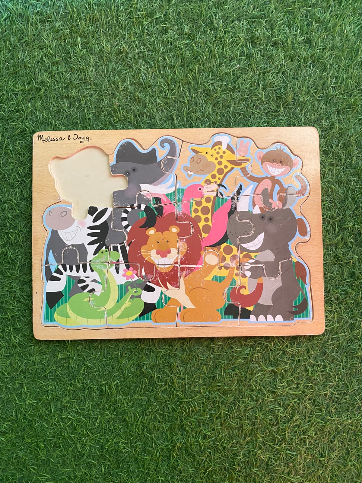 Melissa & Doug Jungle Theme Wooden Puzzles