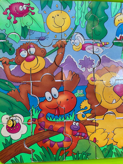 Jungle Theme Magnetic Puzzles Board