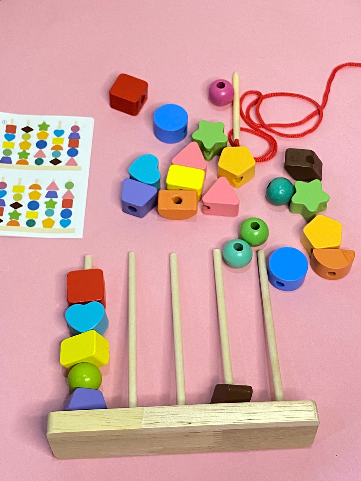 Montessori Logic Set Beads Sequencing Activity - Chotaymasters