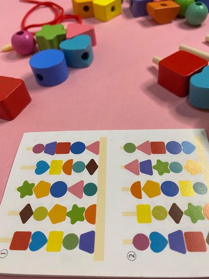 Montessori Logic Set Beads Sequencing Activity - Chotaymasters