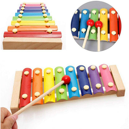 Wooden Xylophone with Mallet Sticks