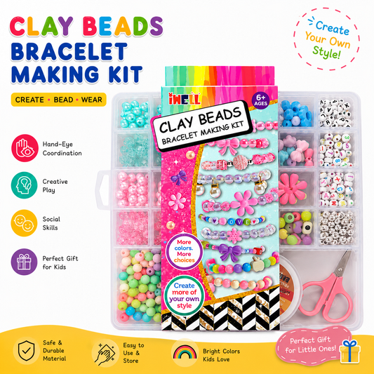 DIY Bracelet Making Kit Clay Beads - Chotaymasters