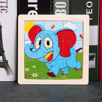 Nine Pieces Small Puzzle Sets Different Series