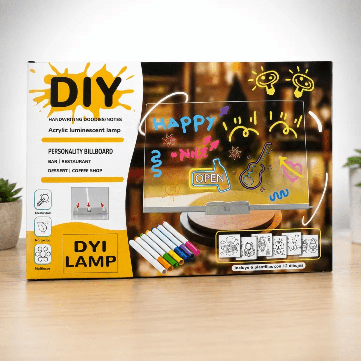 Glow & Learn Acrylic Writing Board | 8×12 Inches - Chotaymasters