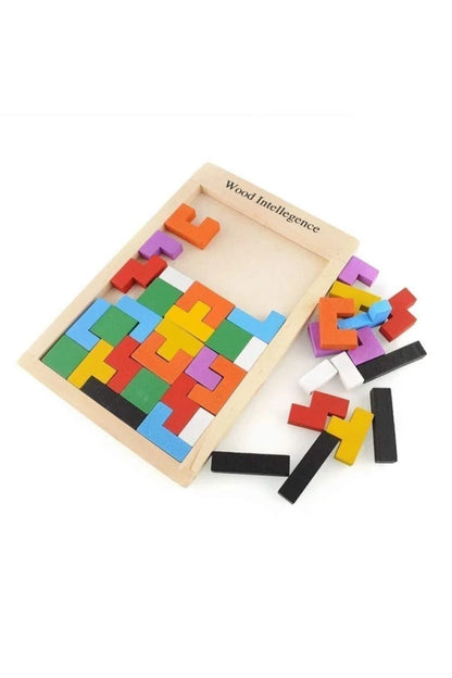 Wood Intelligence Puzzle Bricks