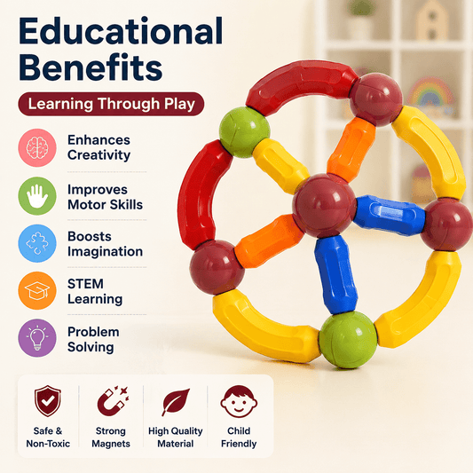 Magnetic Rods STEM Building Set - Chotaymasters