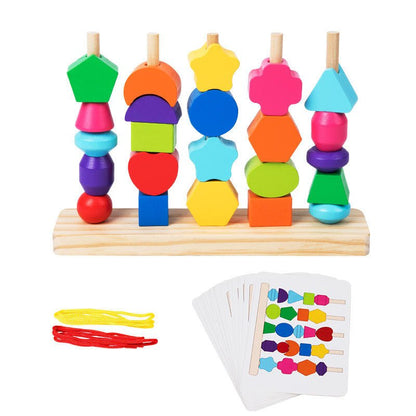 Montessori Logic Set Beads Sequencing Activity - Chotaymasters