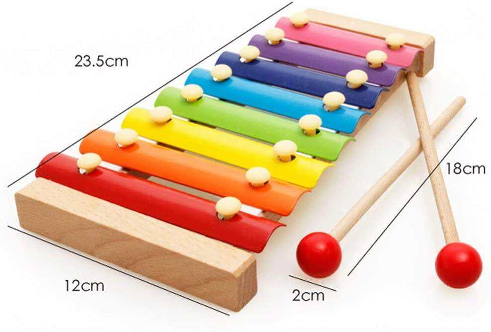Wooden Xylophone with Mallet Sticks