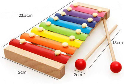Wooden Xylophone with Mallet Sticks