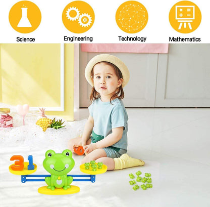 Frog Balancing Math Activity Toy for Kids