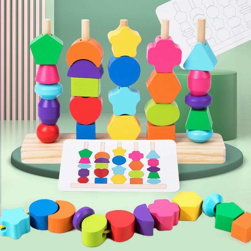 Montessori Logic Set Beads Sequencing Activity - Chotaymasters