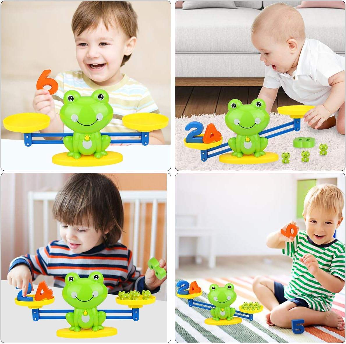 Frog Balancing Math Activity Toy for Kids
