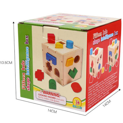 15 Shape Sorter Box – Brain Development & Problem-Solving Toy for Kids