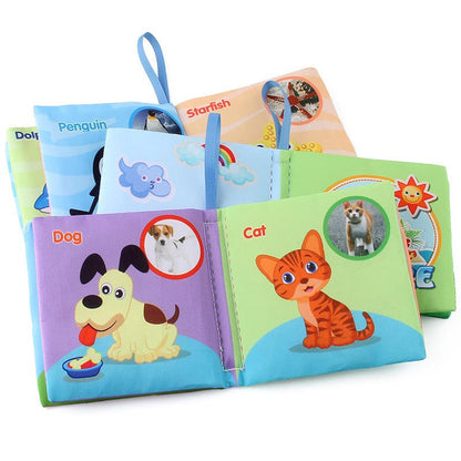 Baby Cloth Books - Early Brain Development Soft Cloth Baby Books 6 PCS - Chotaymasters