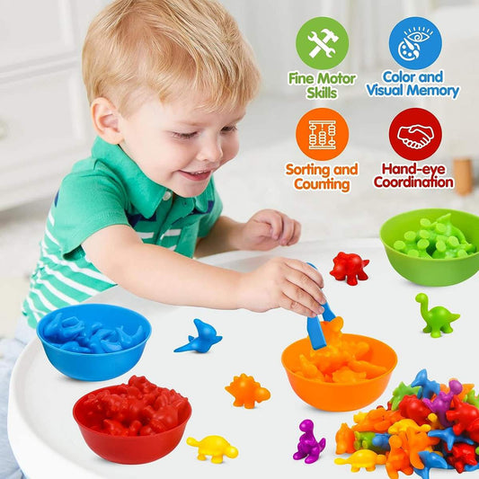 Rainbow Counting and Color Sorting Activity