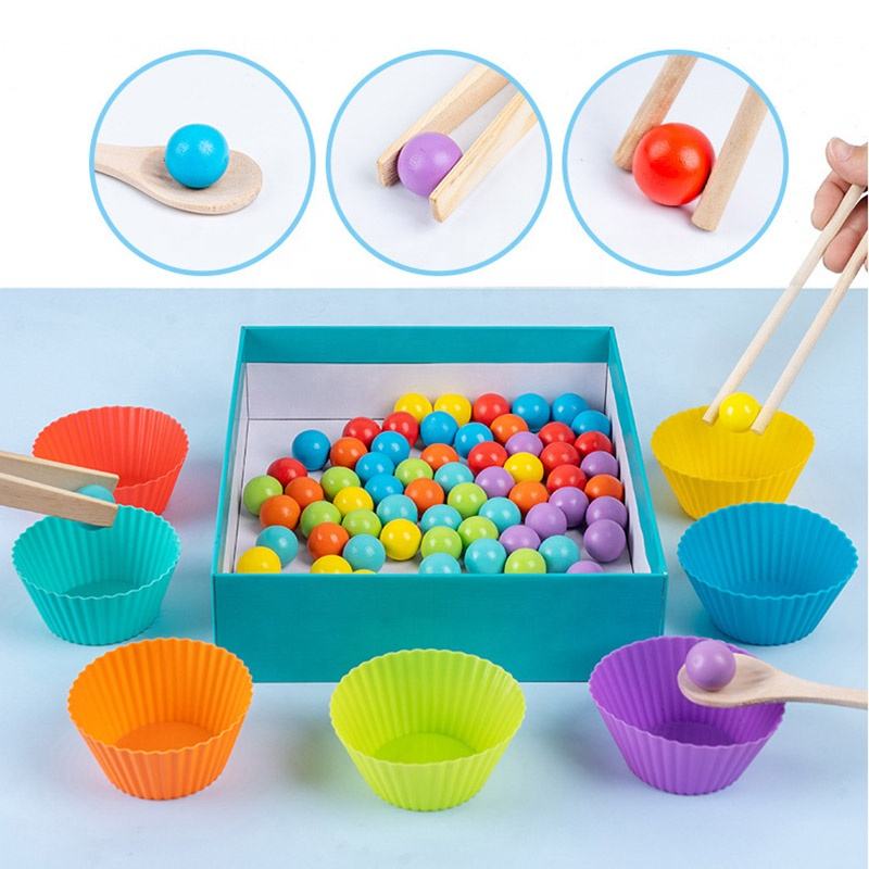 Number Beads Matching Math Activity Toy