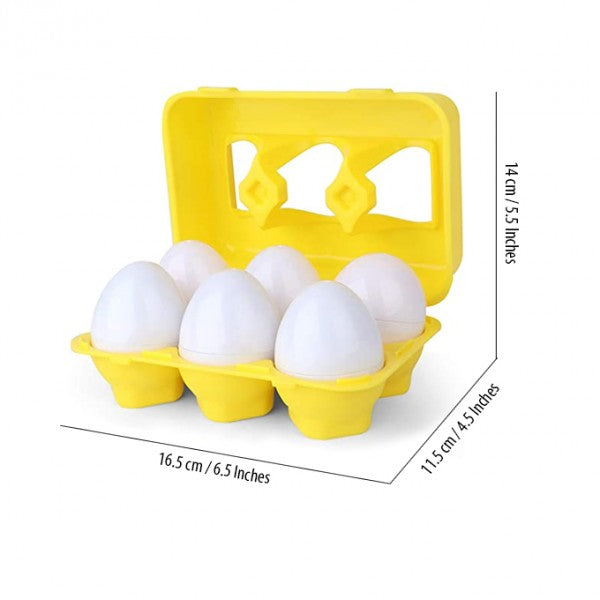 Shapes and Numbers Colorful Egg Matching Toys