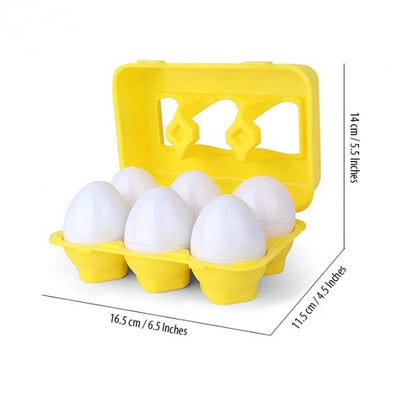 Shapes and Numbers Colorful Egg Matching Toys