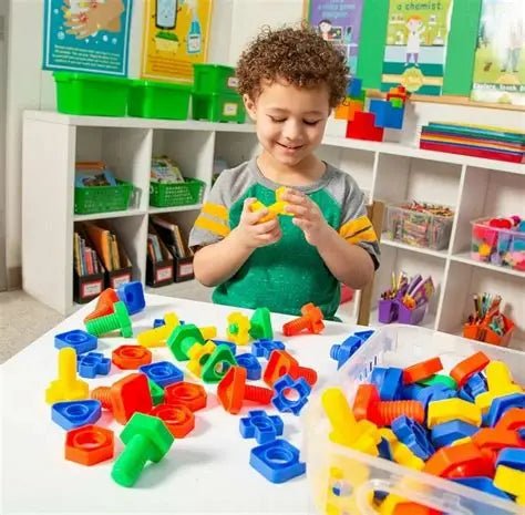 Nuts & Bolts Fine Motor Activity Set – Ages 2-5 - Chotaymasters
