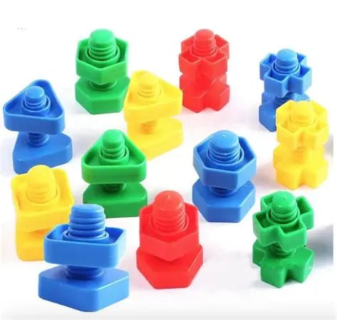 Nuts & Bolts Fine Motor Activity Set – Ages 2-5 - Chotaymasters