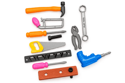 Preloved Plastic Mechanic Tools for Kids - Best for Pretend Play - Chotaymasters