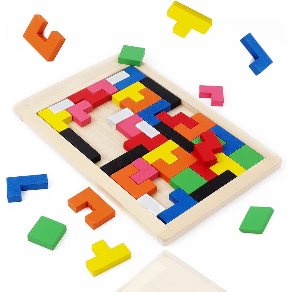 Wood Intelligence Puzzle Bricks
