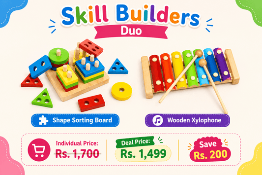 Shape sorter and xylophone educational toy deal