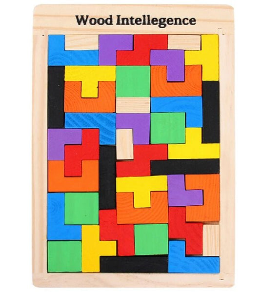 Wood Intelligence IQ Puzzle – 60 Piece Brain Game - Chotaymasters