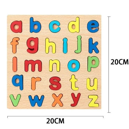 Educational Wooden Slates Small (Shapes +123 + ABC)